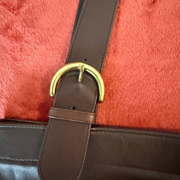 Vintage COACH Mahogany Brown Leather Soho Lafayette Tote/Shoulder Bag #4140 - Picture 9 of 10